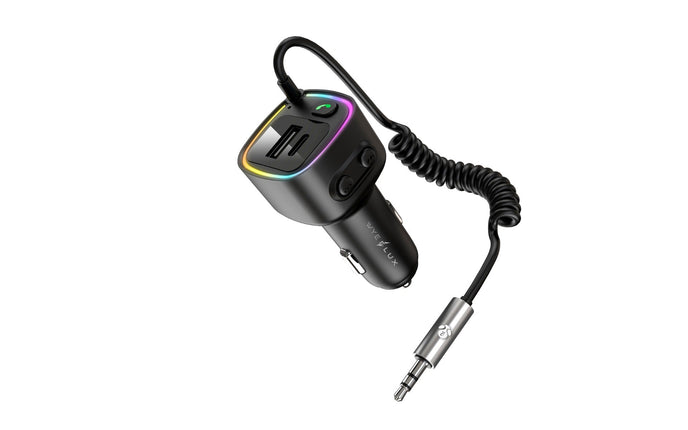 PD30W FM Transmitter and In-Car Charger with Aux FM6