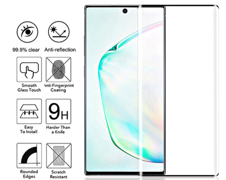 Side Glue Tempered Glass Screen Protector For Samsung Galaxy Note Series Note 10 Plus Note 10 Lite Note 20 Ultra