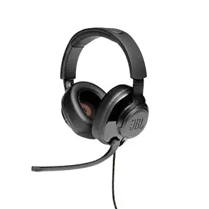 JBL Quantum 300 Wired Over-Ear Gaming Headphone - Flip-up Mic - Memory Foam