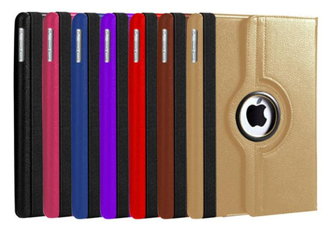 360 UNIVERSAL ROTATING LEATHER CASE POUCH COMPATIBLE FOR IPAD 9.7" INCHES 2017 / 2018