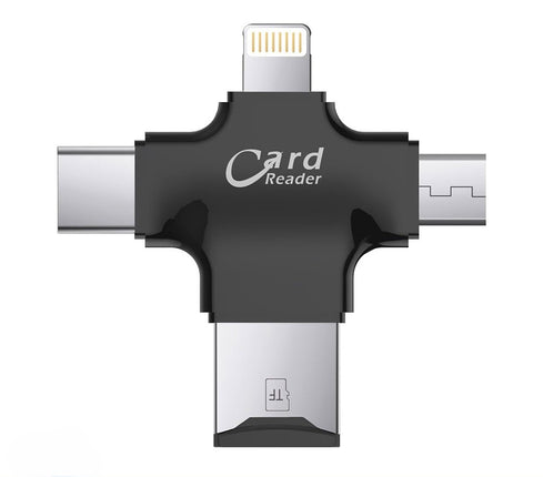 4 in 1 OTG USB Card Reader Adapter