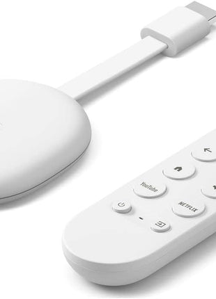 Chromecast With Google TV Snow – Streaming Entertainment On Your TV With Voice Search – Watch Films, TV Programmes, Netflix, NOWTV and more