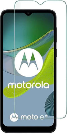 Moto E13 Tempered Glass with 9H Hardness Anti Fingerprint