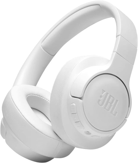 JBL Tune 760NC Wired and Wireless Over-Ear Headphones with Built-In Microphone, Active Noise Cancelling and Hands-Free Controls, in White