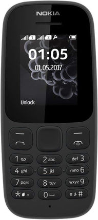 Nokia 105 4G Black - Dual SIM Feature Phone