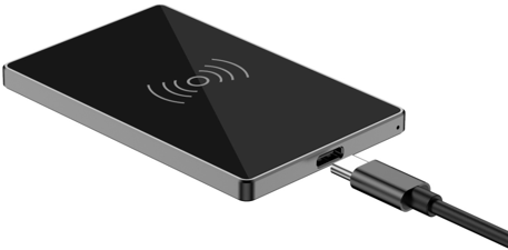 15W Wireless Charger (Zinc+Glass)