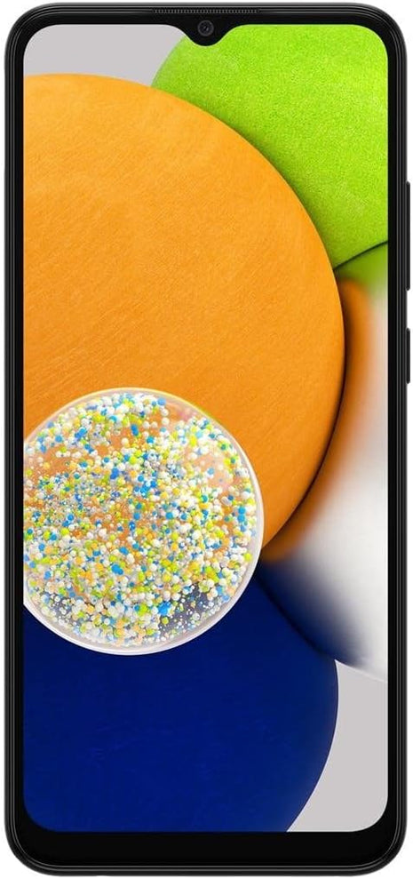 Samsung Galaxy A03 Android Smartphone, 6.5-Inch Infinity-V HD + Display, 4 GB of RAM and 64 GB of Expandable Internal Memory, 5,000 mAh Battery, Black