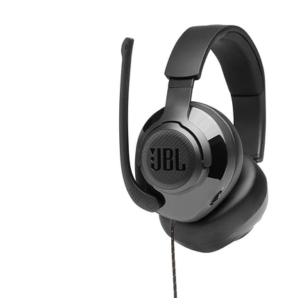 JBL Quantum 300 Wired Over-Ear Gaming Headphone - Flip-up Mic - Memory Foam