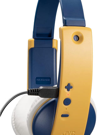 JVC Tinyphones Stereo Kids Wireless Bluetooth Headphones (Yellow)