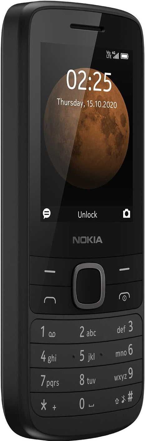 Nokia 225 Phone (Dual SIM) – Black Feature Phone