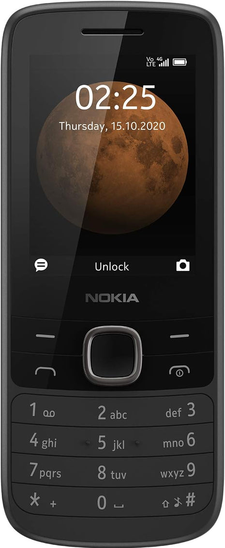 Nokia 225 Phone (Dual SIM) – Black Feature Phone