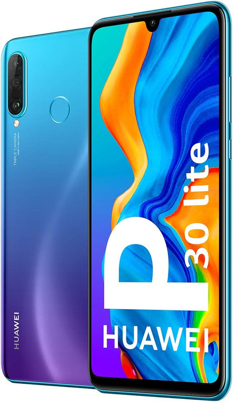 Huawei P30 lite 15.6 cm 128 GB 4G Blue 3340 mAh P30 lite, 15.6 cm, 2312 x 1080 pixels, 128 GB, 24 MP, Android 9.0