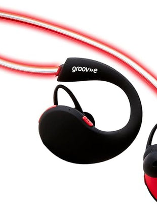 Groove Action Bluetooth Wireless In-Earphones with LED Neckband  Sweatproof