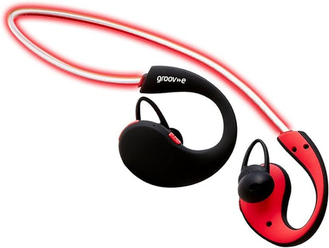 Groove Action Bluetooth Wireless In-Earphones with LED Neckband  Sweatproof