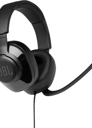 JBL Quantum 300 Wired Over-Ear Gaming Headphone - Flip-up Mic - Memory Foam