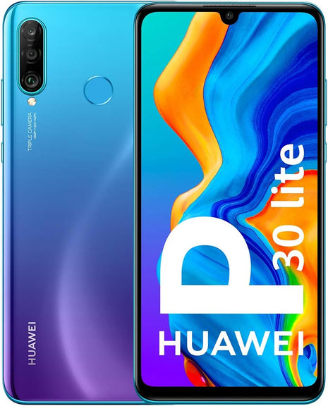 Huawei P30 lite 15.6 cm 128 GB 4G Blue 3340 mAh P30 lite, 15.6 cm, 2312 x 1080 pixels, 128 GB, 24 MP, Android 9.0