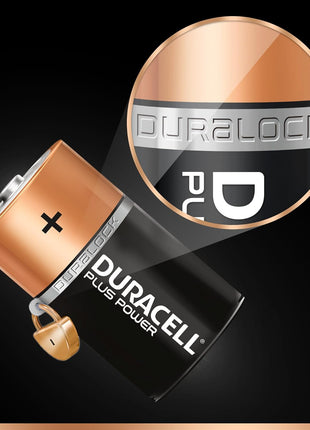 Duracell D Batteries (2 Pack) | Long-Lasting Alkaline