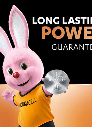 Duracell CR2025 Lithium Coin Battery (2 Pack) | Child Safe