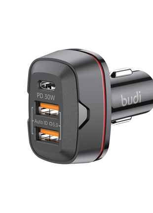 Dual QC 3.0 and USB-C PD Car Charger