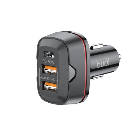 Dual QC 3.0 and USB-C PD Car Charger