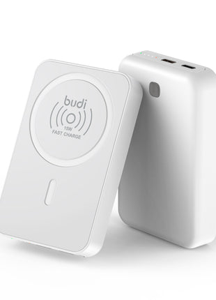 BUDI 10000mAh PD 20W Magnetic Wireless Power Bank