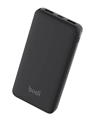 10000mAh 20W Power Bank: Fast Charging with Micro USB, Lightning & Type-C Ports (Black)