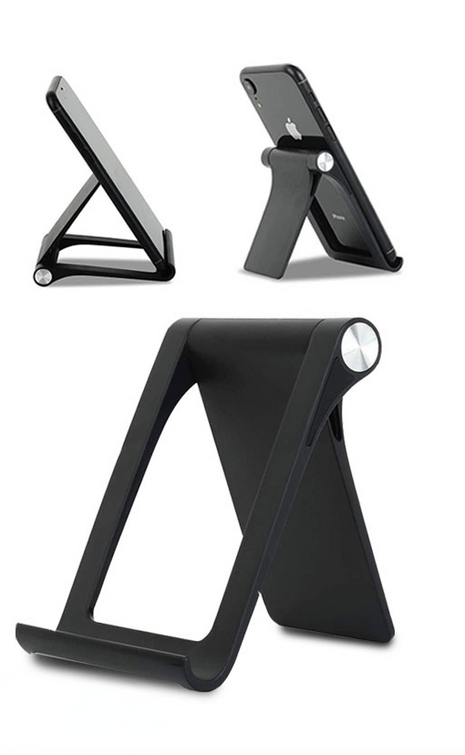 Universal Adjustable Desktop Stand for Mobile Holder - Folding Bracket(Black)