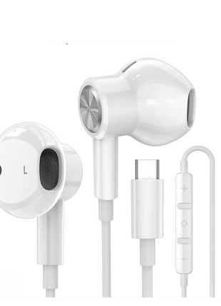 Type-C  Wired Earphone for Apple iPhone 15