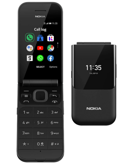 Nokia 2720 2.8 Inch UK SIM-Free Feature Phone - Classic Flip -Black