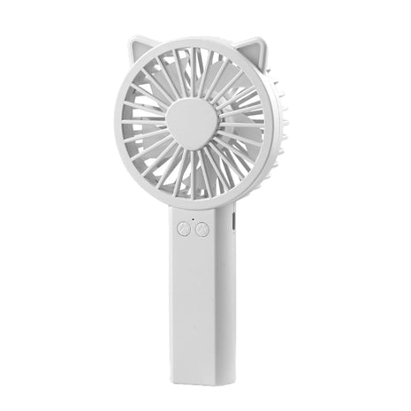 Mini Cat Fan: Portable, Rechargeable, 2 Speeds & Night Light