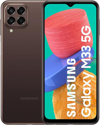 Samsung Galaxy M33 5G (Dual SIM, 6GB RAM, 128GB Storage, Brown)