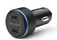 60W CAR CHARGER (METAL CASE)