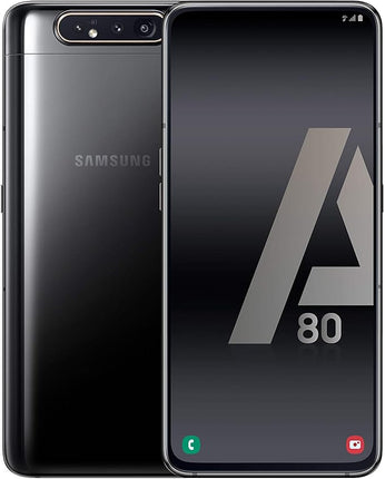 Samsung Galaxy A80 Mobile Phone (SIM Free, Black, 128GB)