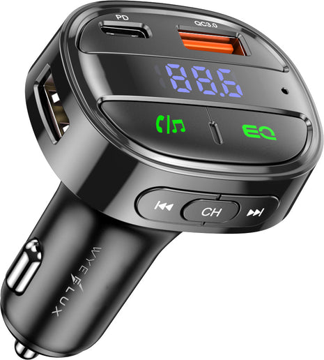 PD30W FM Transmitter with Dual Charging Ports FM7