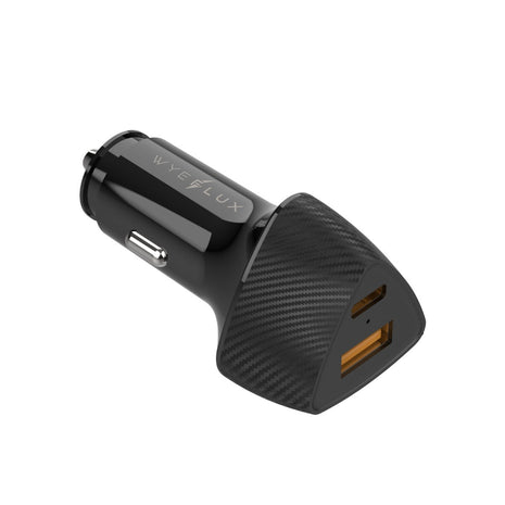 38W Dual USB-A & USB-C QC Car Charger