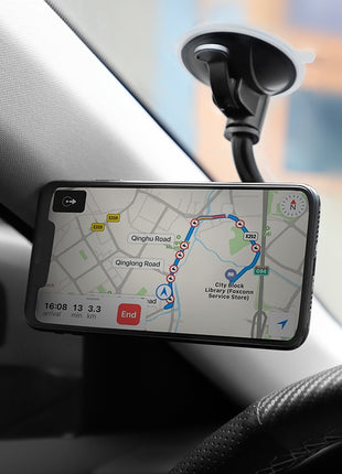 Phone Holder for Car Windshield | Universal Rotation & Secure Mount