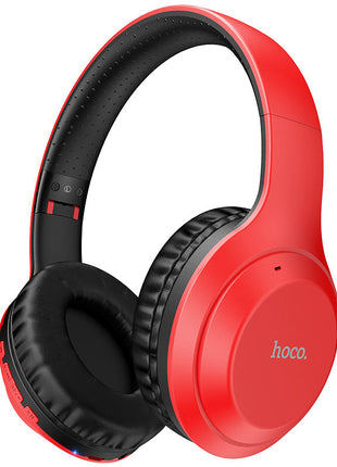 HOCO "W30 Fun Move" Bluetooth Wireless Wired Headphone – Red