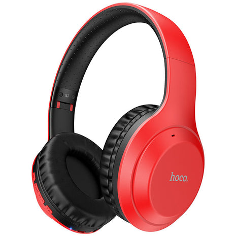 HOCO "W30 Fun Move" Bluetooth Wireless Wired Headphone – Red