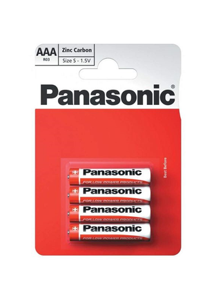 Panasonic AAA Zinc Batteries (4 Pack)