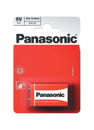 Panasonic 9V Zinc Batteries - Ideal for Everyday Electronics