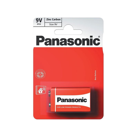 Panasonic 9V Zinc Batteries - Ideal for Everyday Electronics