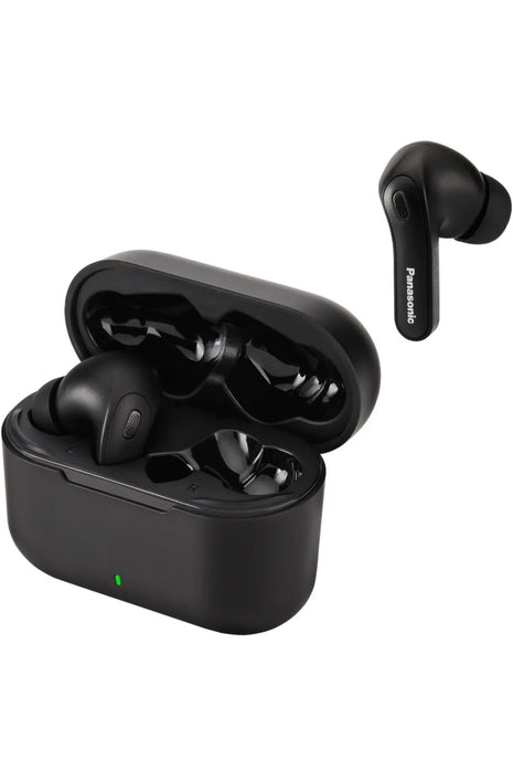 Panasonic  Wireless Earbuds, Bluetooth 5.3, With Built-in Microphone, XBS, up to 16 Hours Battery Life, with Charging Case(Black)