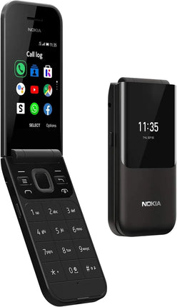 Nokia 2720 2.8 Inch UK SIM-Free Feature Phone - Classic Flip with Modern Features-Black