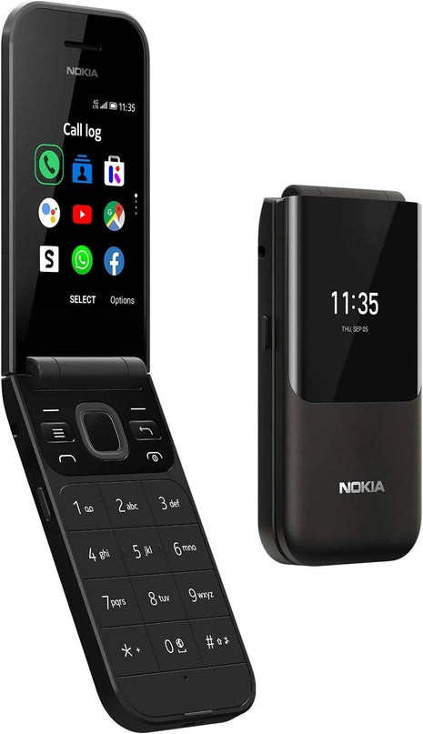 Nokia 2720 2.8 Inch UK SIM-Free Feature Phone - Classic Flip -Black