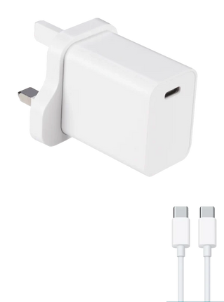 20W USB-C Home Charger with USB-C Cable UK