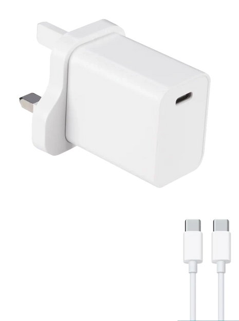 20W USB-C Home Charger with USB-C Cable UK