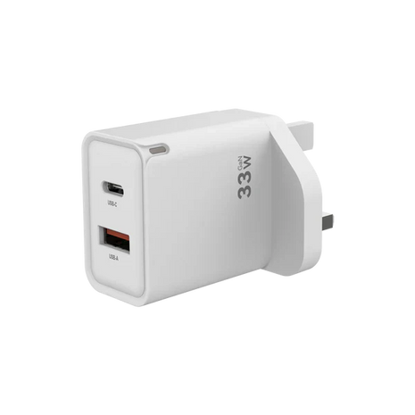 USB-C + USB-A GaN Home Charger 33W