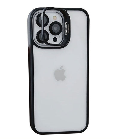 Self Stand Transparent Case Compatible For iPhone 11, 12, 13, 14, 15 Series