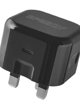 PD 20w Fast Charger Type C Wall Plug Black