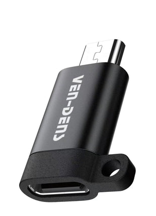 OTG Connector Micro USB To Type C - Black